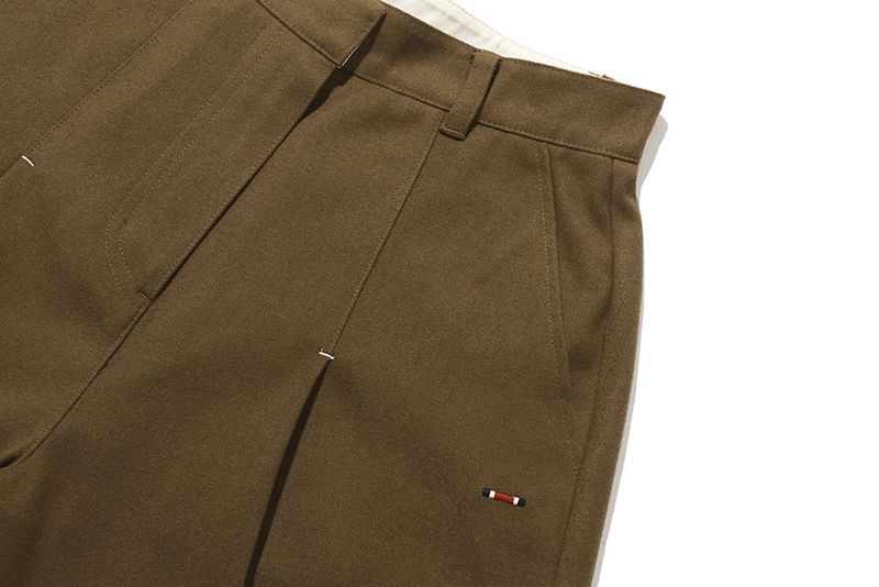 WIDE BERMUDA PANTS_BROWN