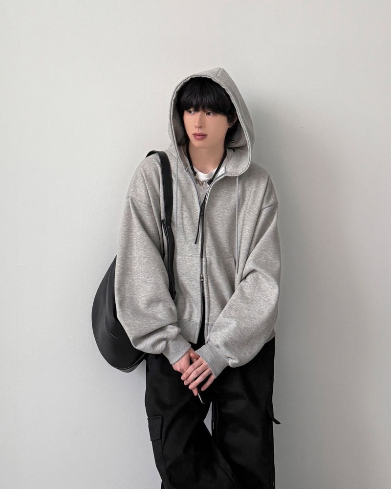 YOURNUS(ユアナス)の「Bound Crop Hood Zip-Up(Tops)」