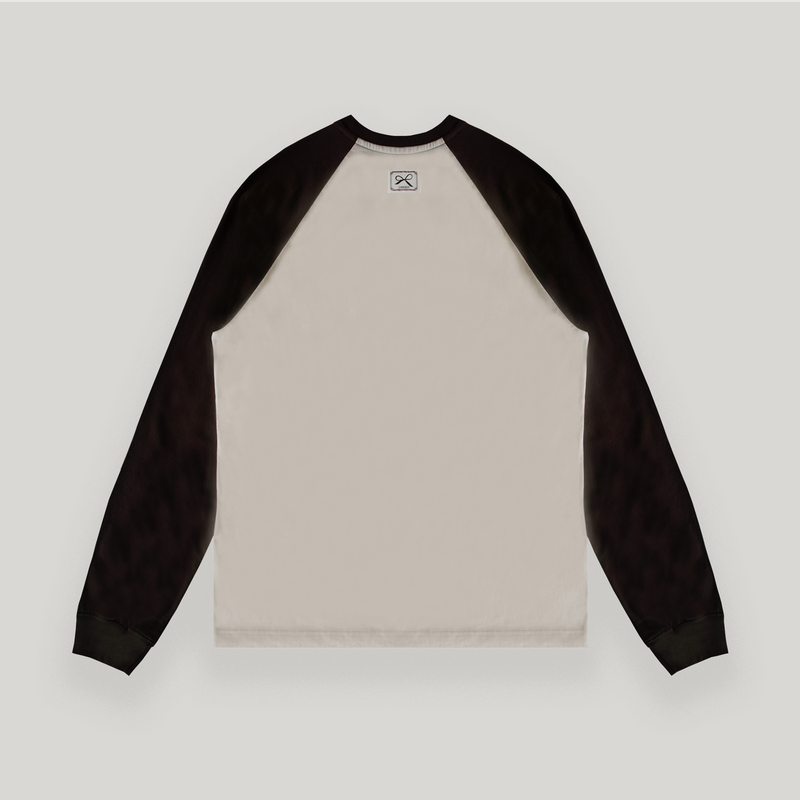Beige Raglan Long Sleeve