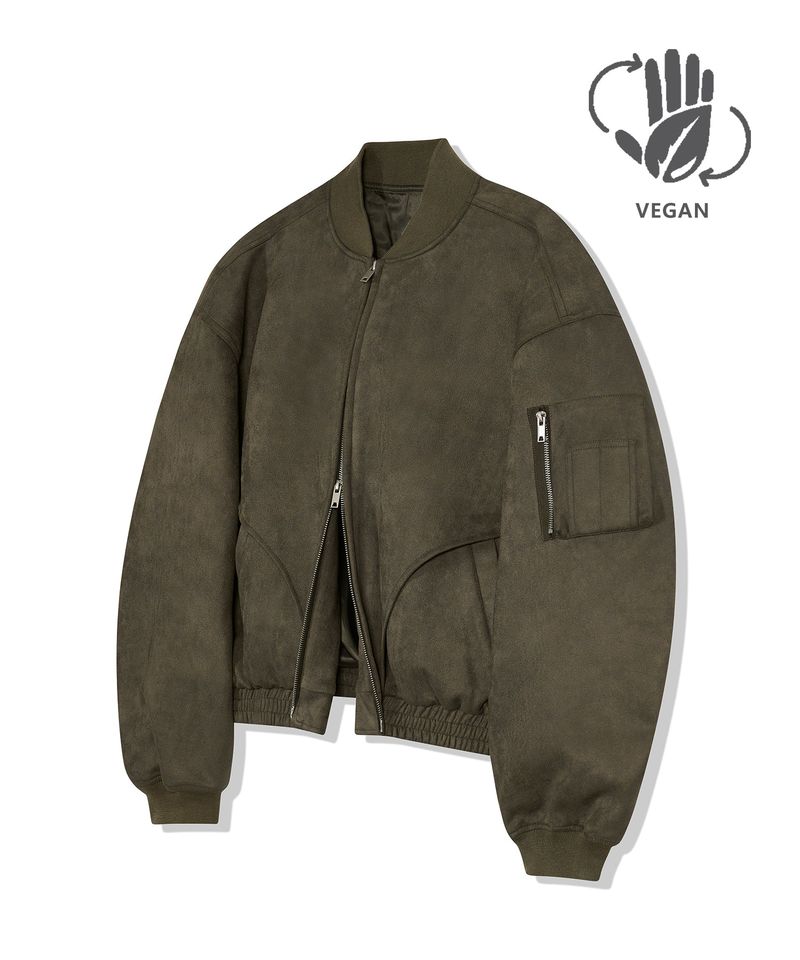 standard error（スタンダードエラー）の「87-STAN027 [Vegan Suede]カーブドレイヤーボンバースエードジャケット（ジャケット/アウター）」