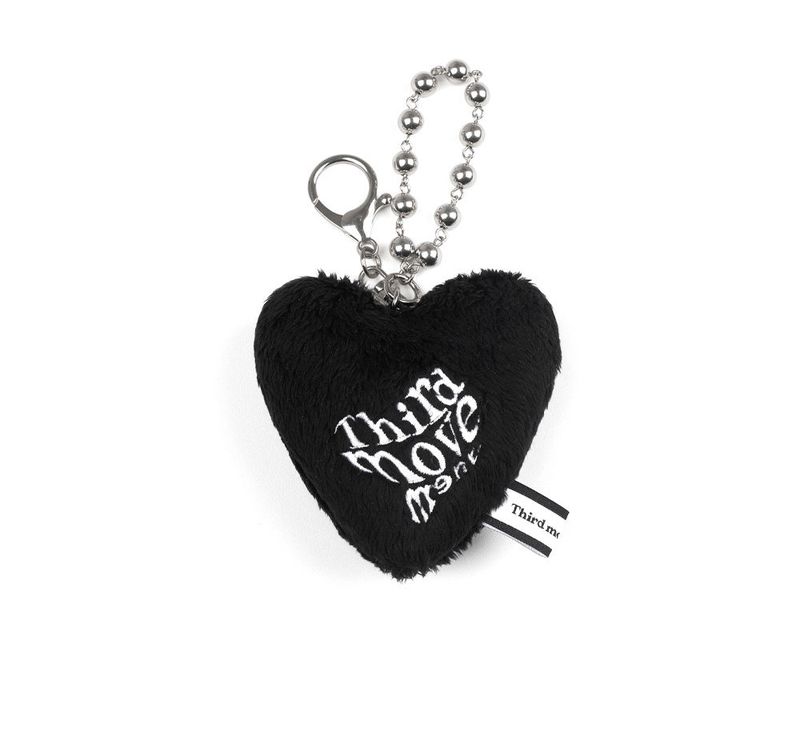 Fur Heart Keyring