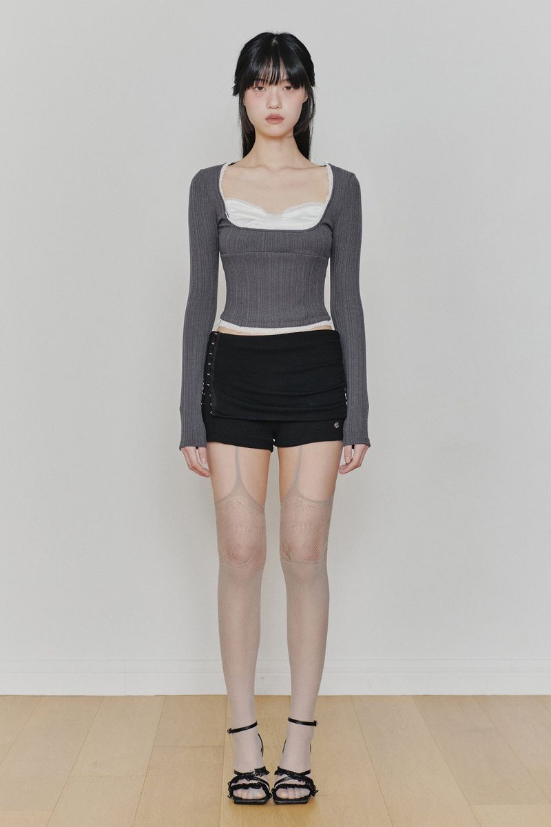 RUBY HOOK SHORTS (SS ver.) black