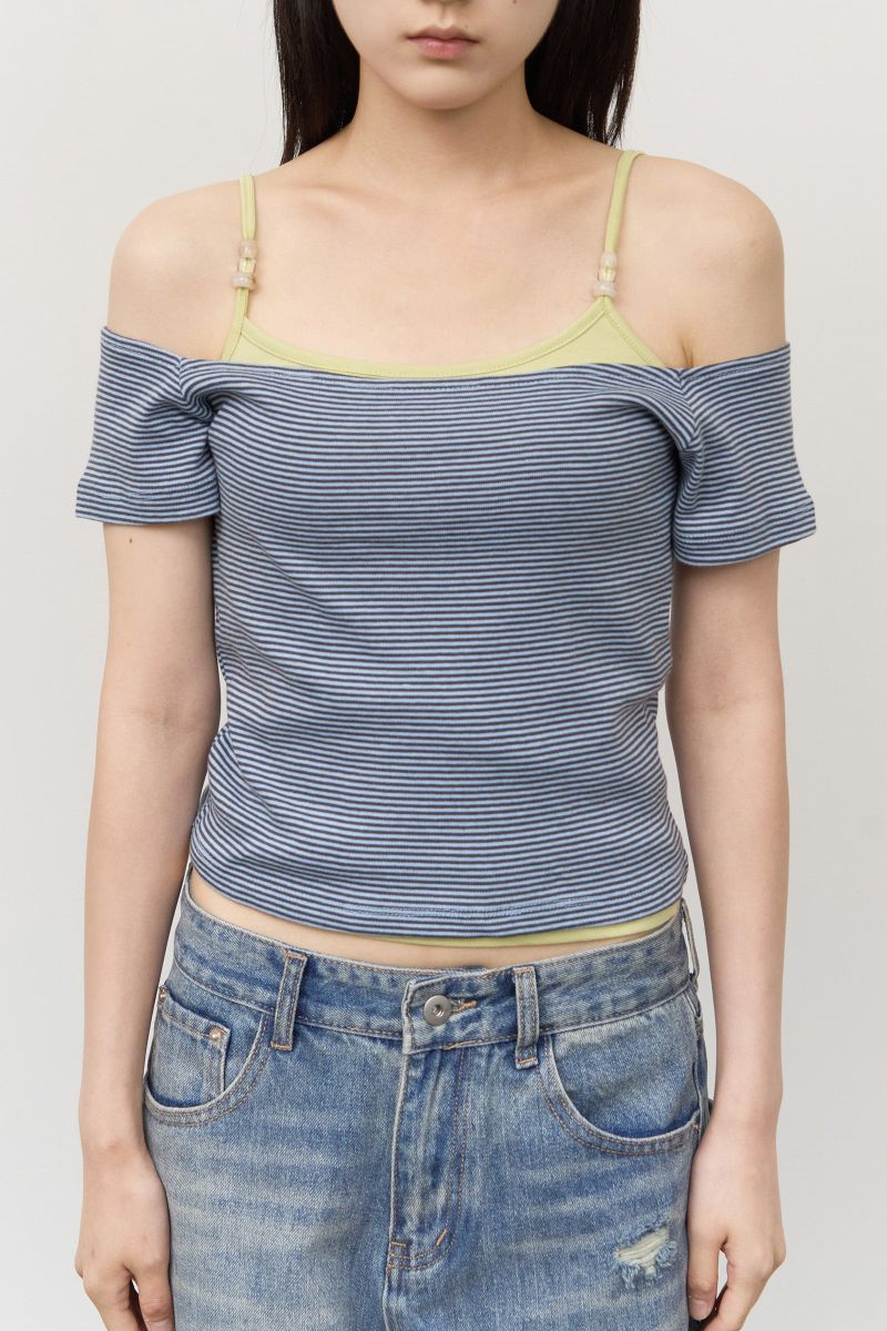 (W) Demian Striped Top