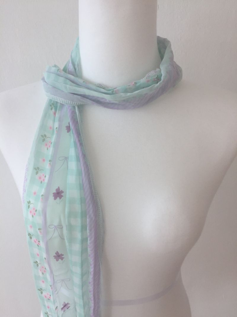 spring day girl scarf