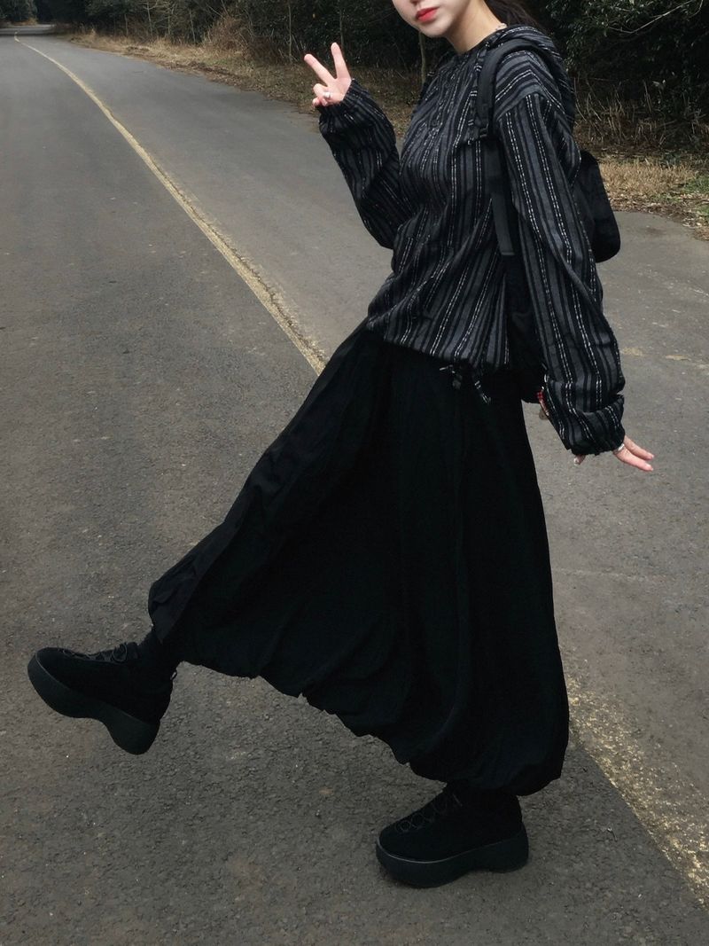 Daily Wide Balloon Skirt (2c)  