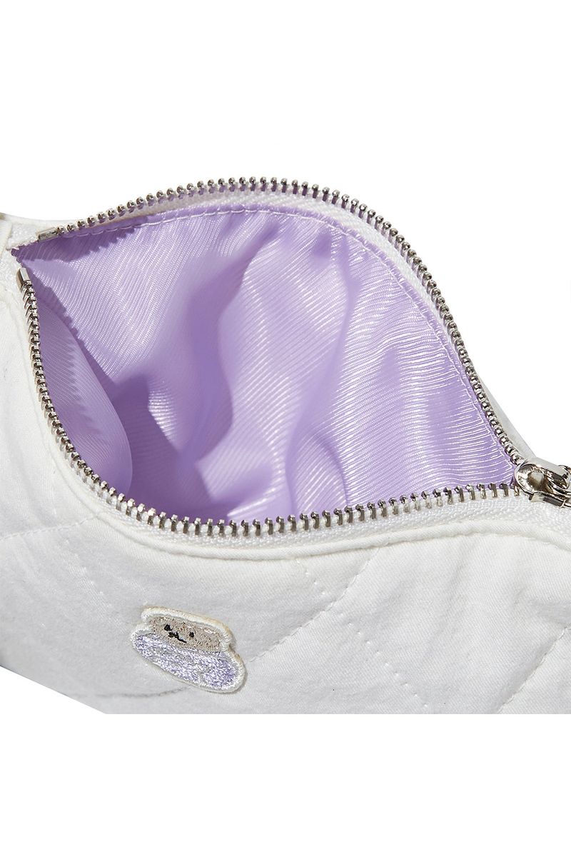 Quilting 2Way Mini Pouch_Ivory