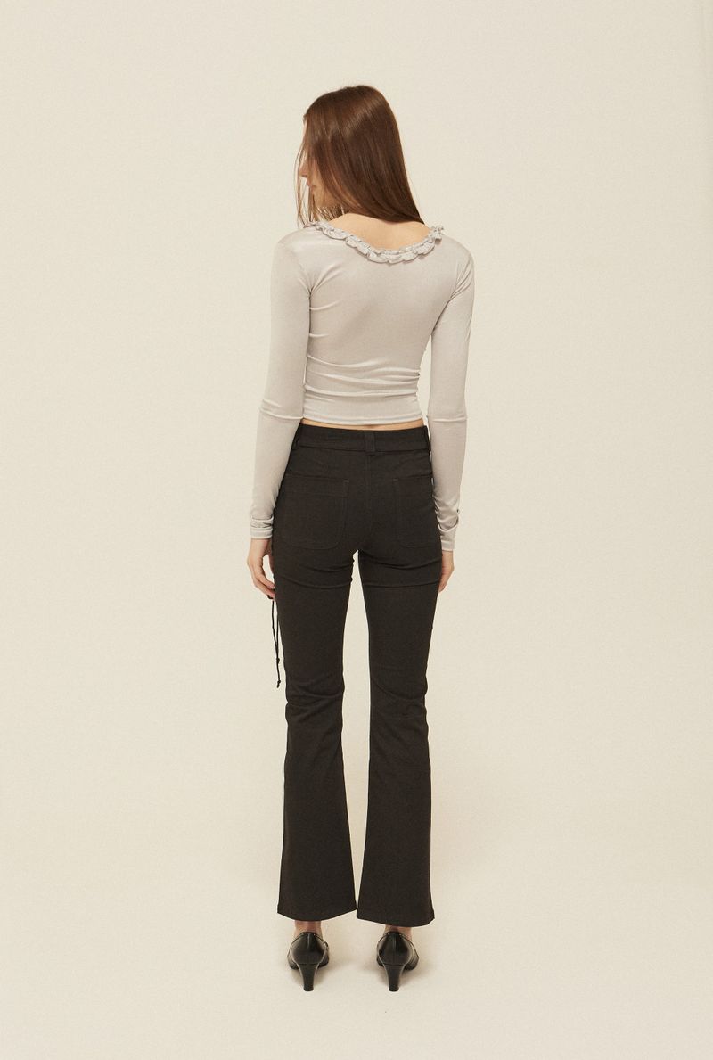 Lace up cargo pants