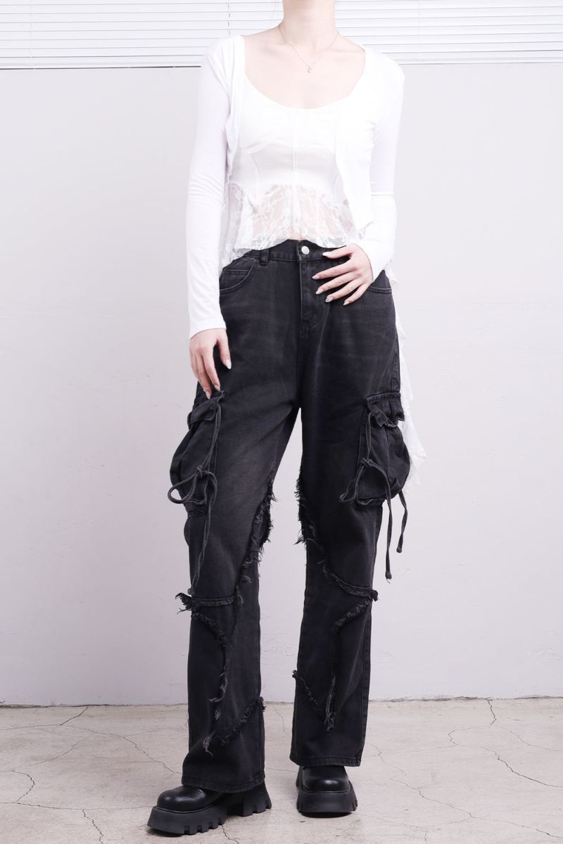 Bella Lace Uneven Sleeveless