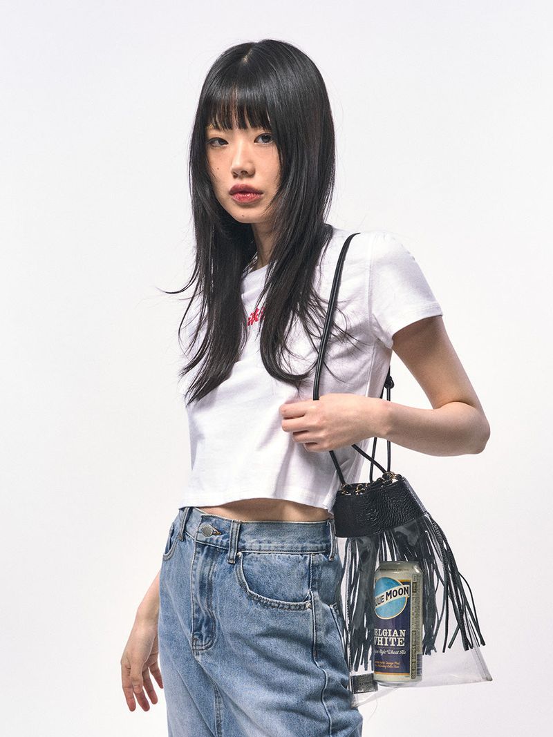 ROMANCE CROP T-SHIRT WHITE