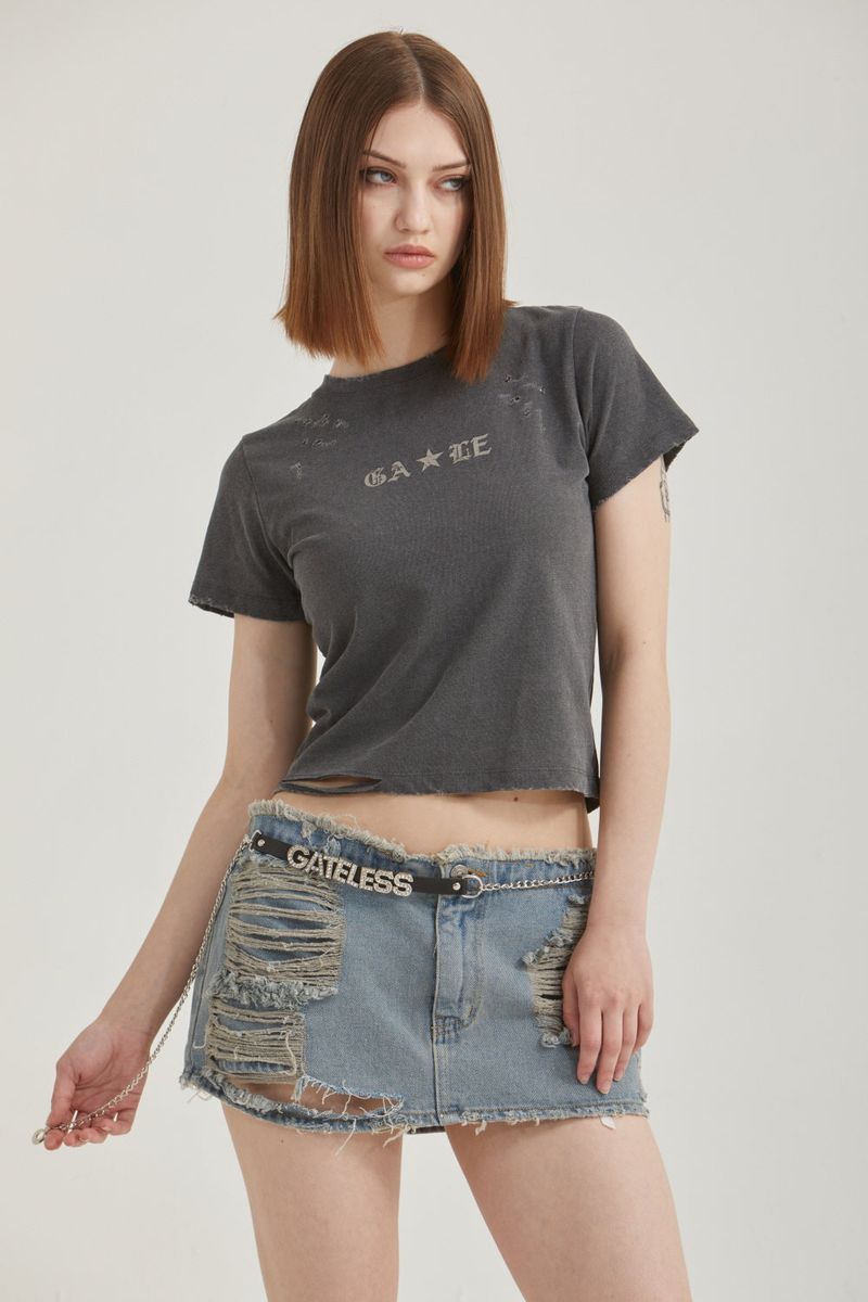 WASHING CRACK T-SHIRT
