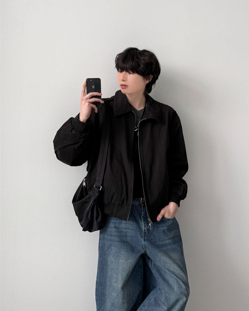 Slove Cotton Crop Jacket