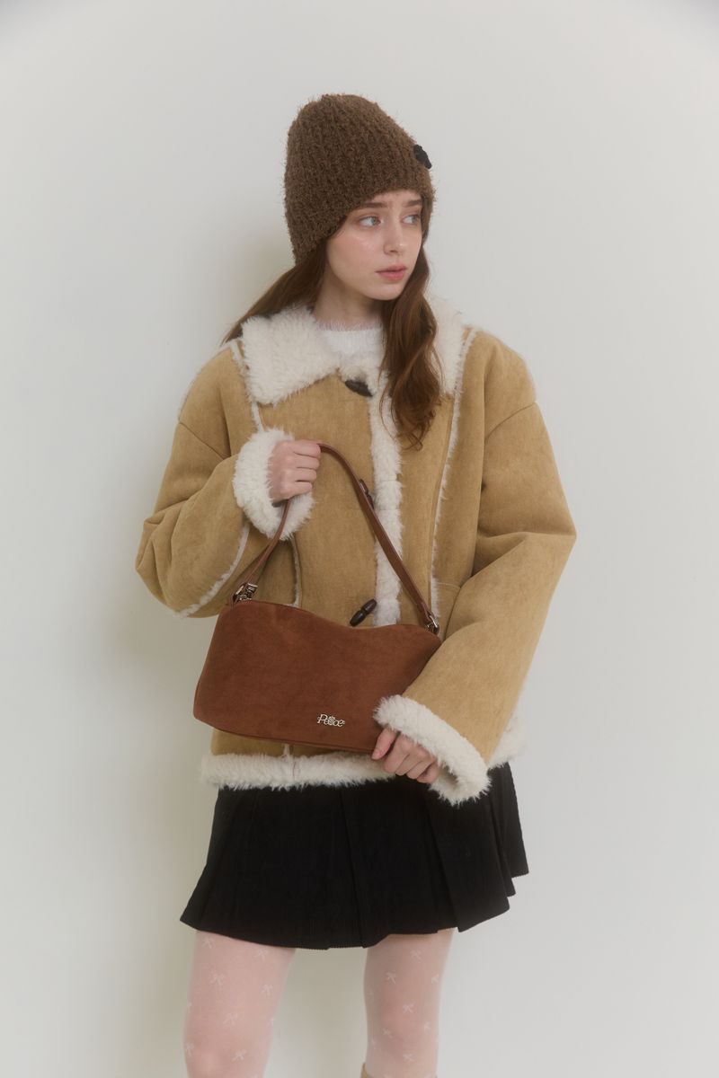 SUEDE SHOULDER BAG