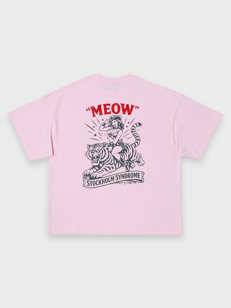 stockholm syndrome（ストックホルムシンドローム）の「タイガールTシャツ - ピンク（トップス）」