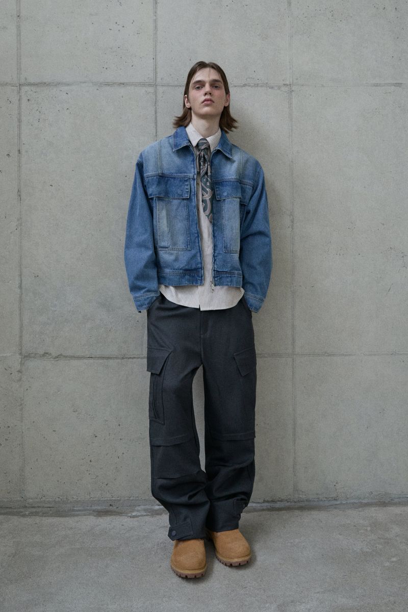 Oversized Max pocket Trucker jacket