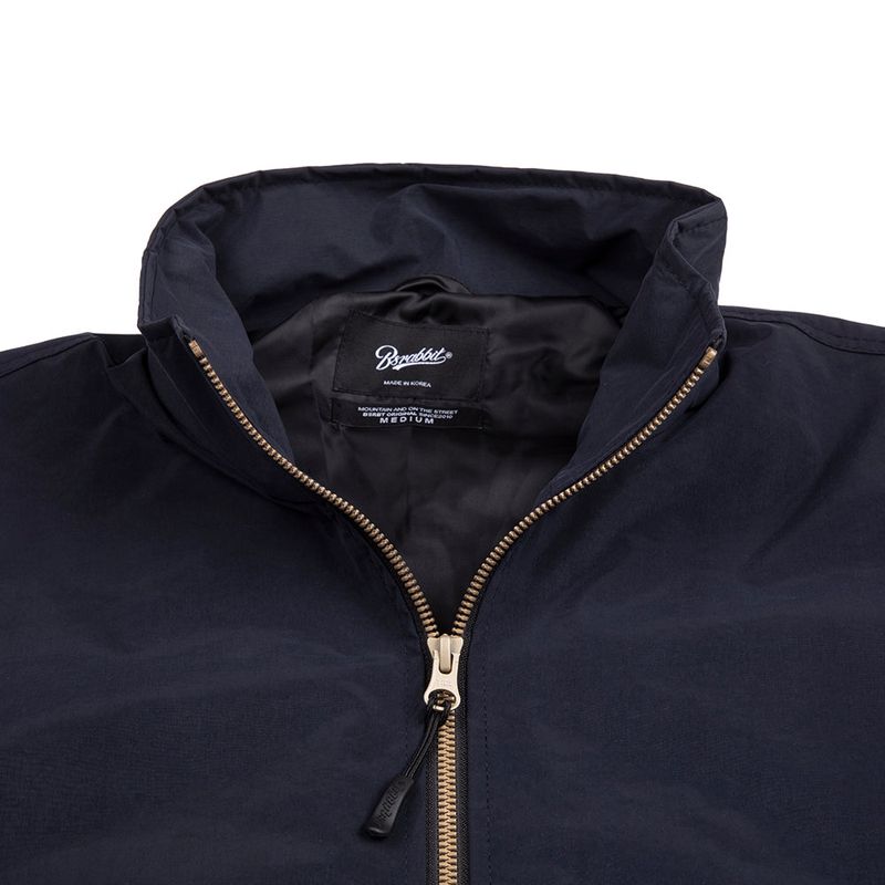 BSR2223FWJK056 MCS WIDE JACKET NAVY BROWN