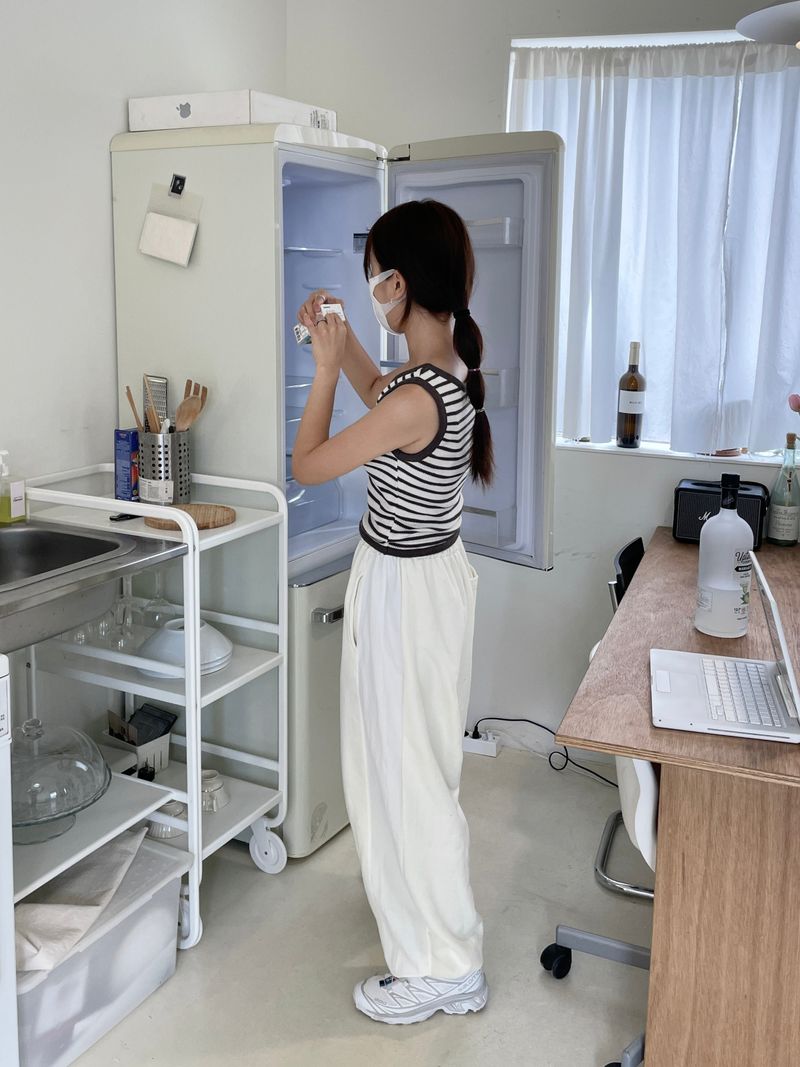 Arco iris(アルコイリス)の「Croiffle slim sleeveless (Tops)」