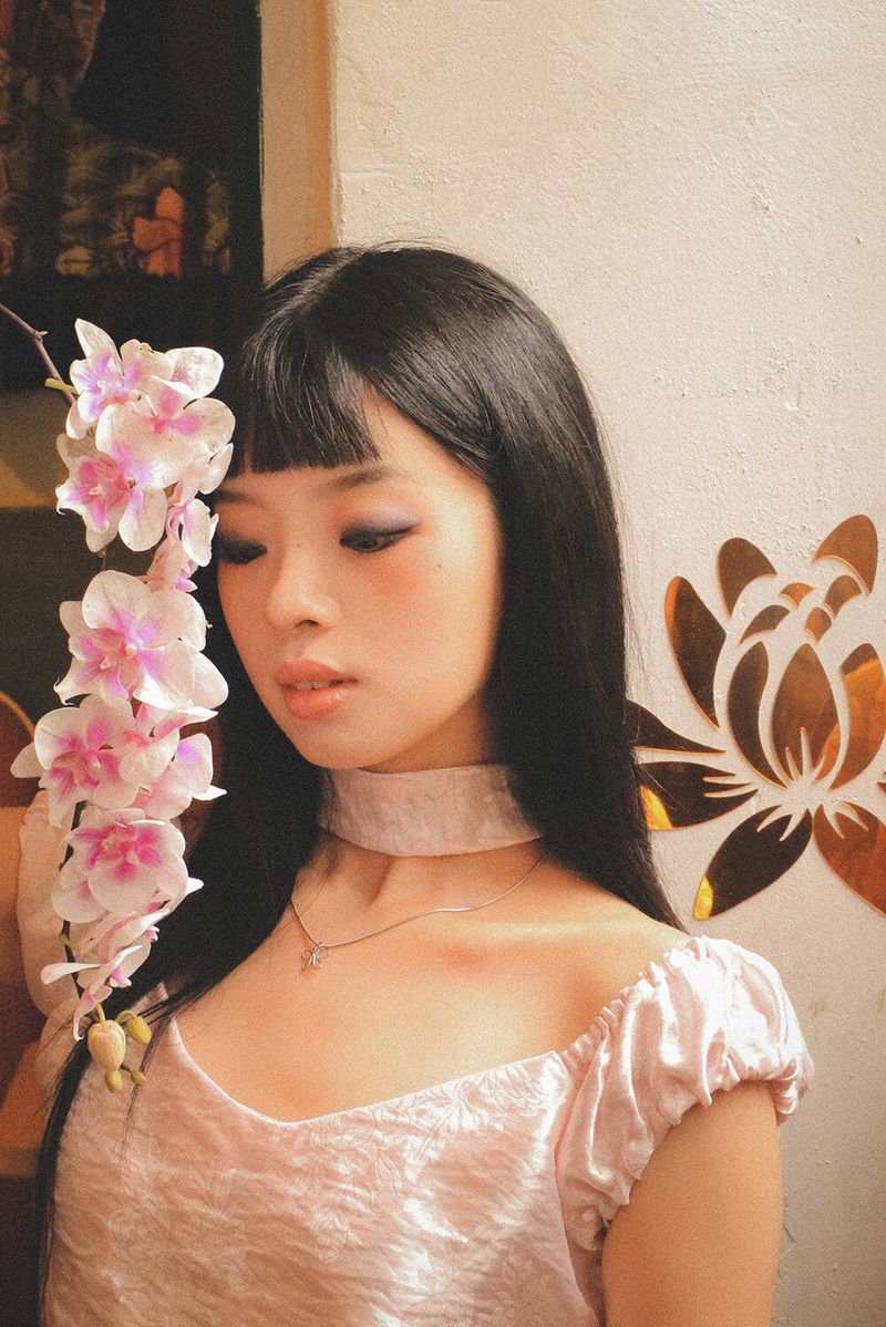紅煙 Mini ribbon necklace
