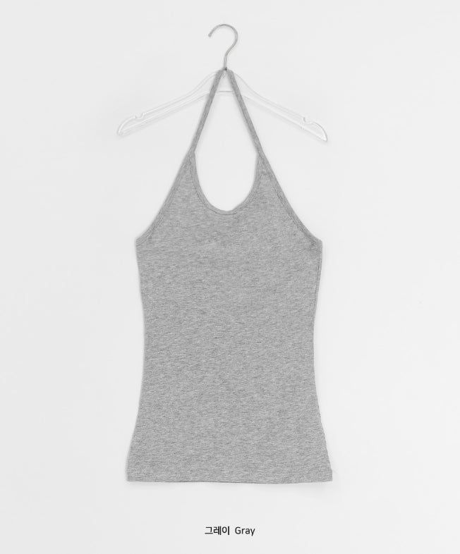 Dva Basic Halterneck Layered Long Sleeveless