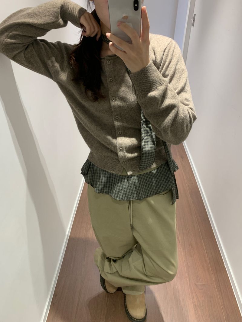 Rene Soft Round Cardigan (5color)