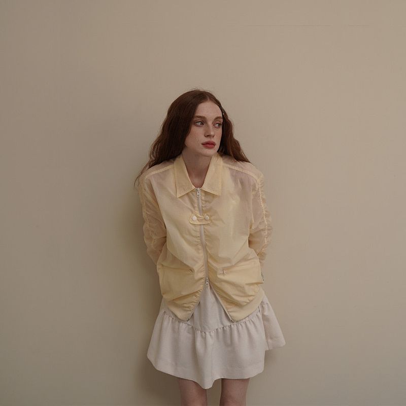 Lime Nylon Shrring Jacket