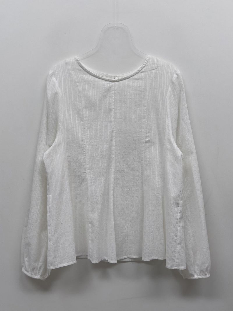 Angela Pintuck Flare Blouse