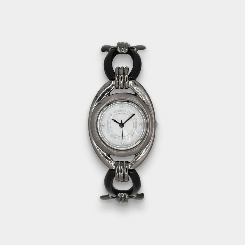 Grumpy Stuff（グロンピースタッフ）の「Black Bound Frame Watch（Accessories）」