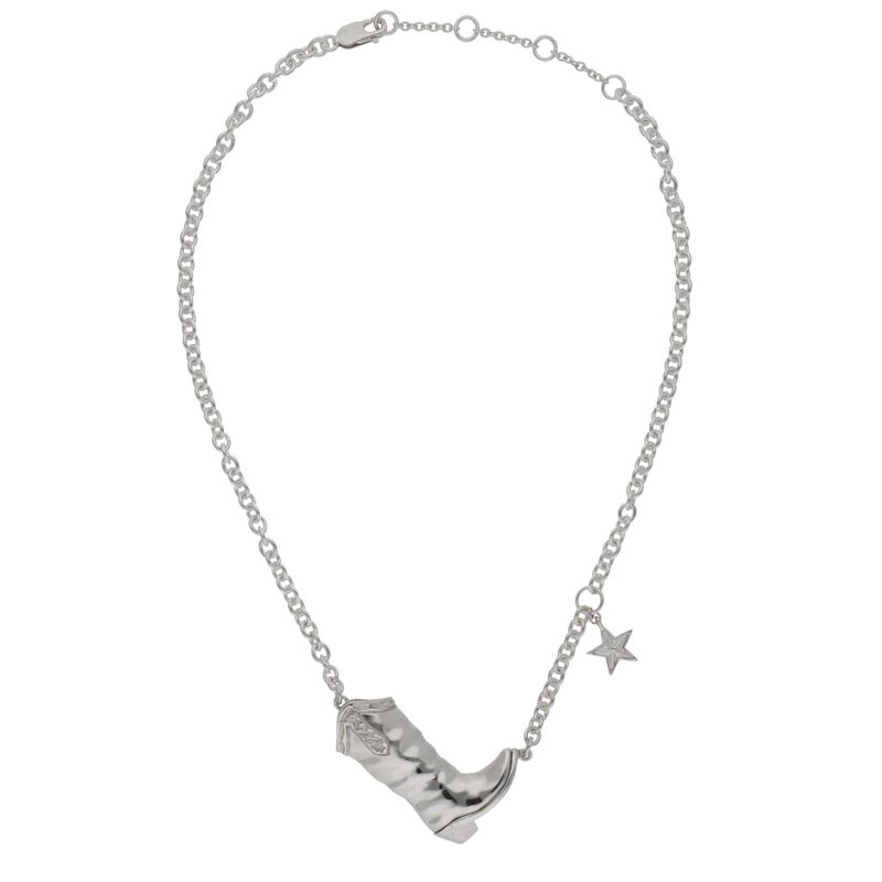 COWGIRL'S BOOTS BOLD NECKLACE (brass)