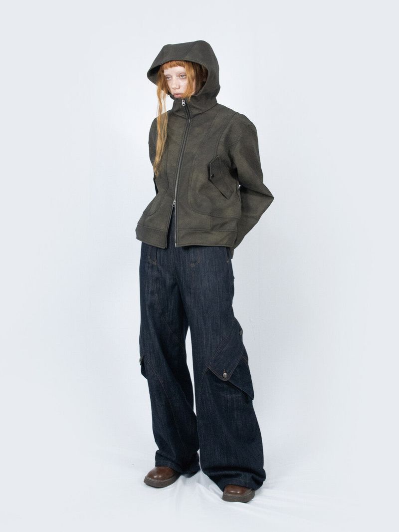 FULLOFSSUN(フルオブサン)の「Double Zipperfly Cargo Denim(Pants)」