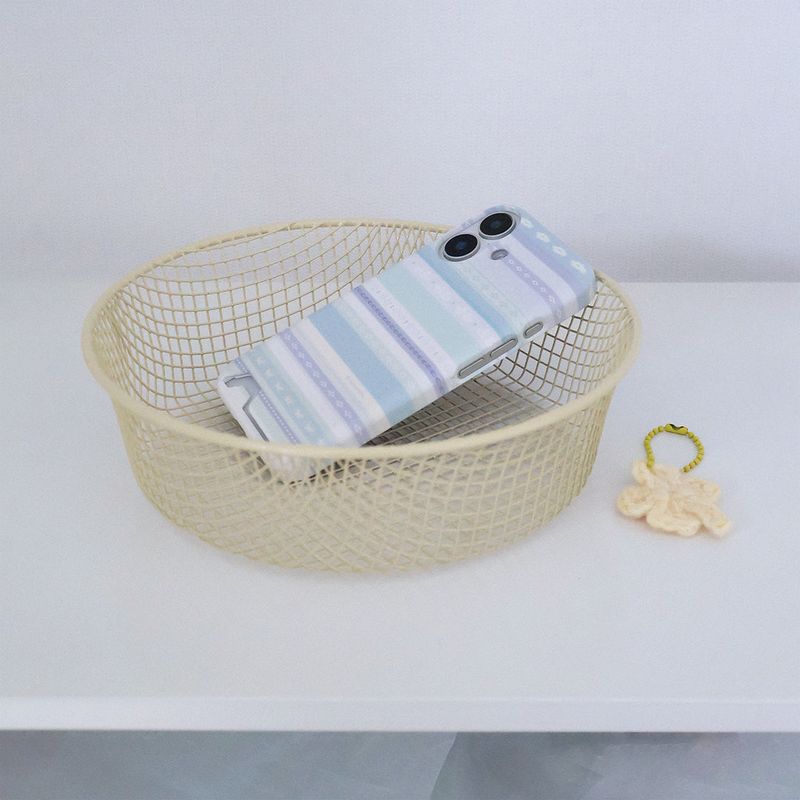 [MADE] Soft stripe case (Soda blue)