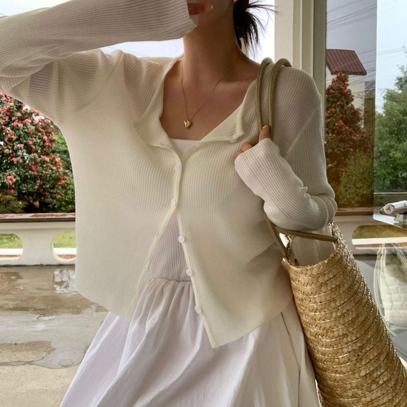 [BELLIDE MADE] Solve Round Rib Cardigan