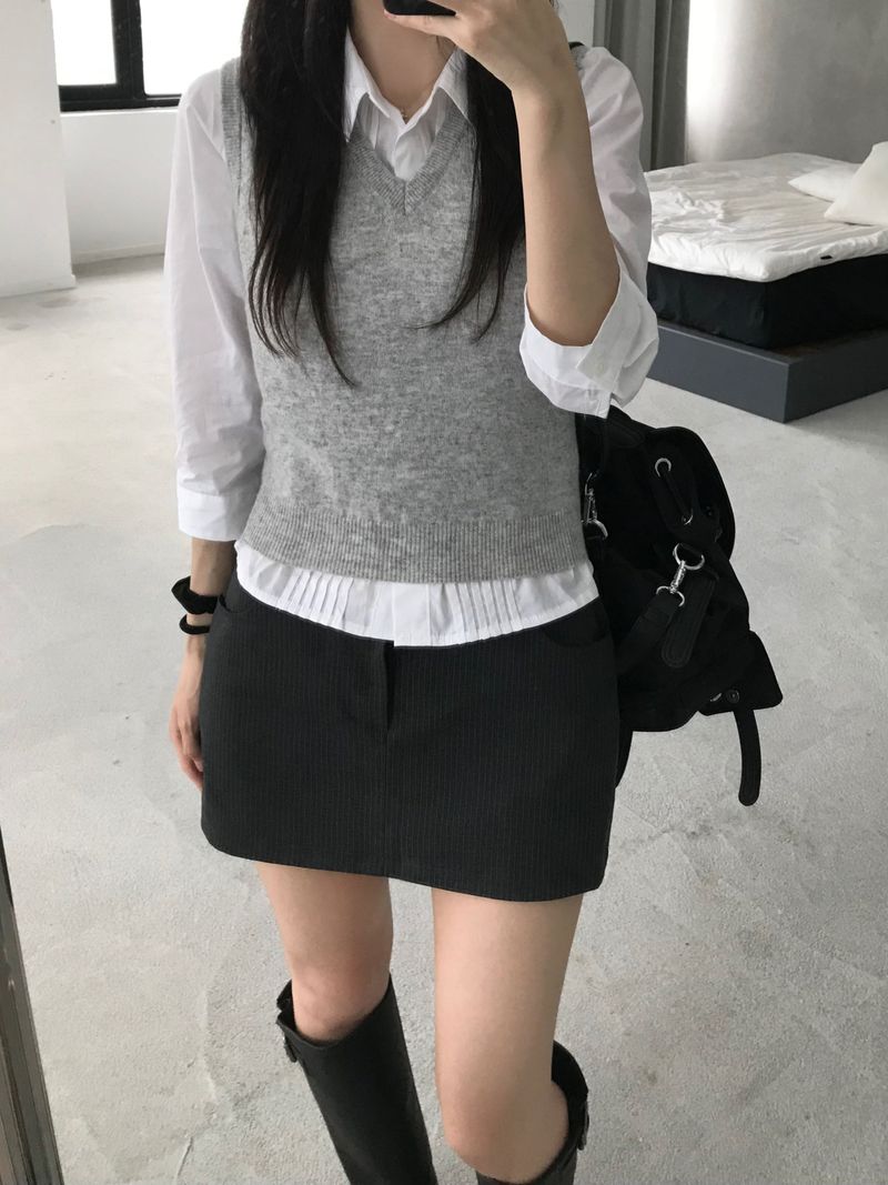 Ray Pintuck Shirt (one color)