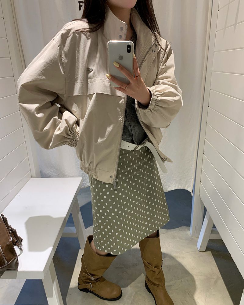 [ORIGINAL] Corinne Dot Midi Skirt