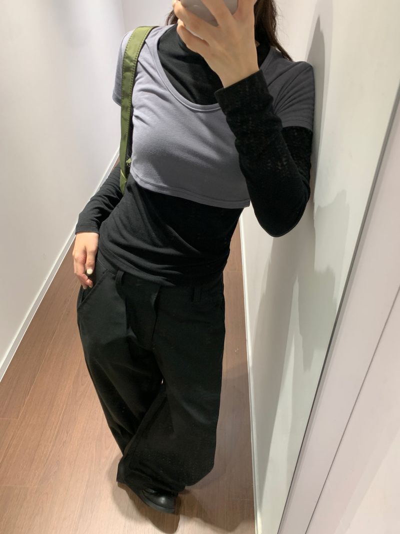 Backflip satin slacks (2color)