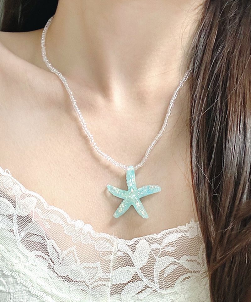 Adamdree（アダムドリー）の「スターフィッシュパールビーズネックレス（アクセサリー）」