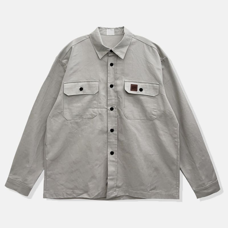 Fair Work Patch Shirt Jacket