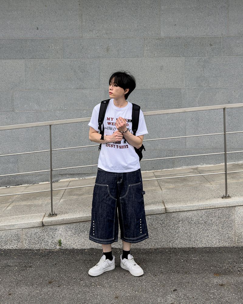 Broden Lettering Printed Short Sleeve