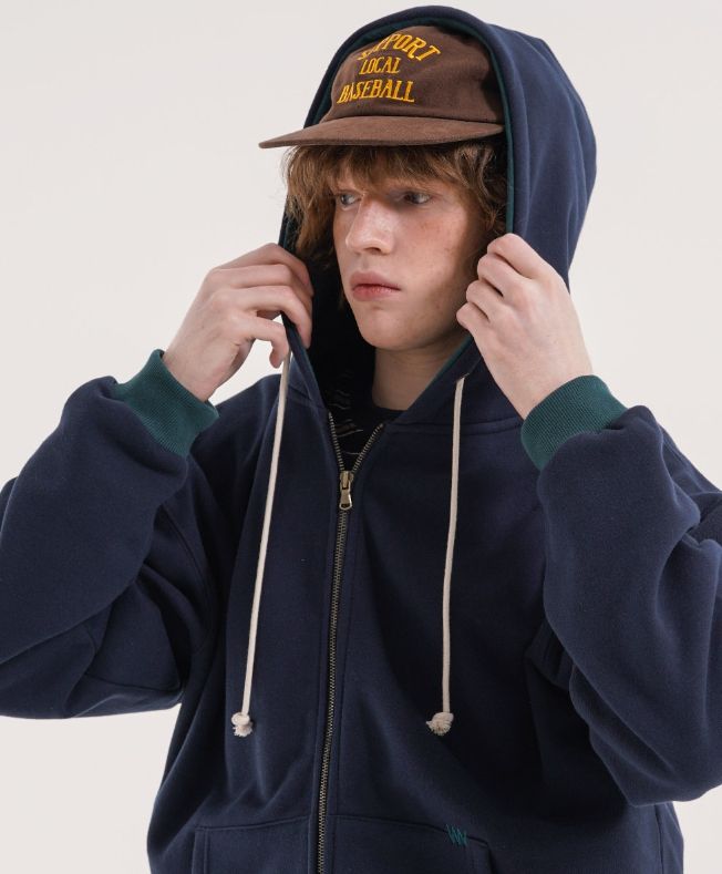 26FW★ Soft Nap Hood Zip-Up