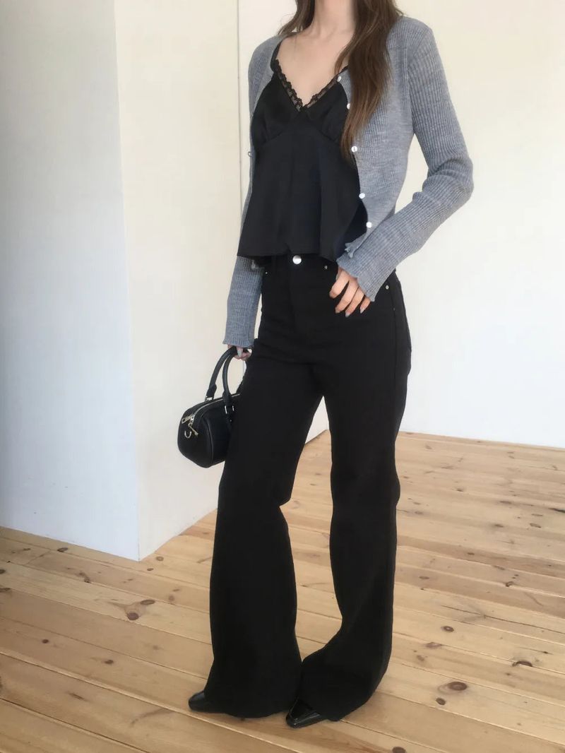Legic bootcut cotton pants 