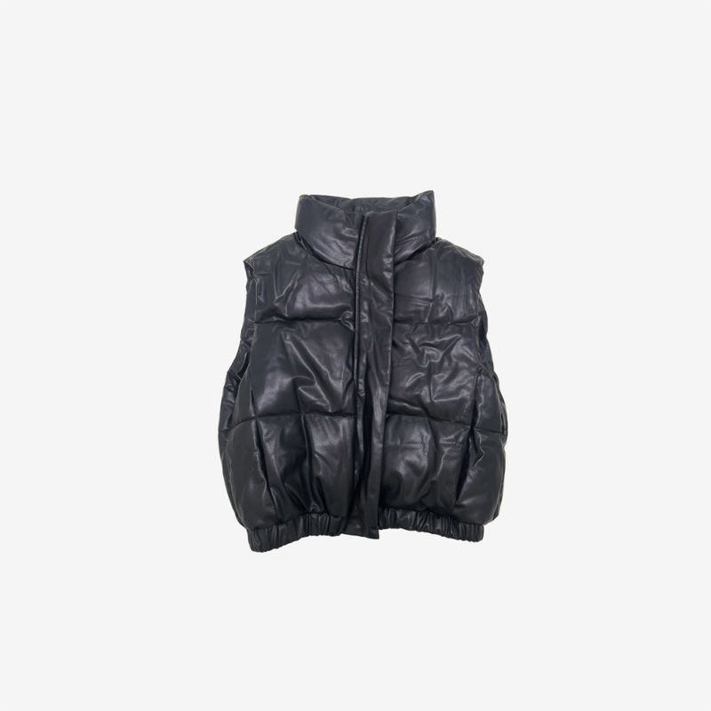 Linian Leather Padded Vest