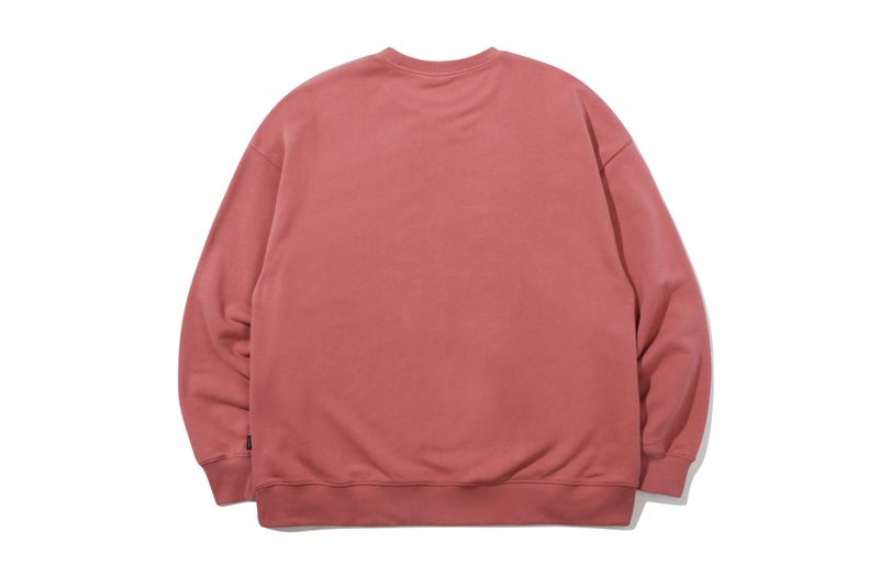 STITCH SLOGAN FLOWER CREWNECK