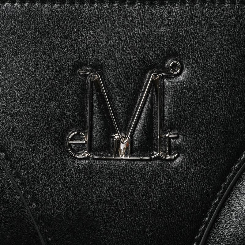 NIV ZIPPER POINT BELTED LEATHER SHOULDER BAG UNISEX