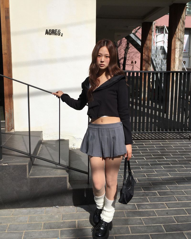 プリーツラップスカートパンツ
