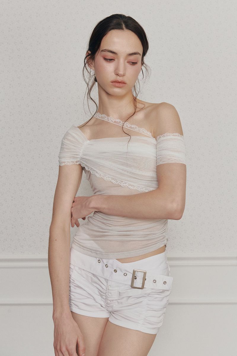 MARIA TOP light grey
