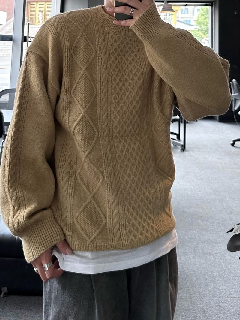 lose loosefit pattern knit