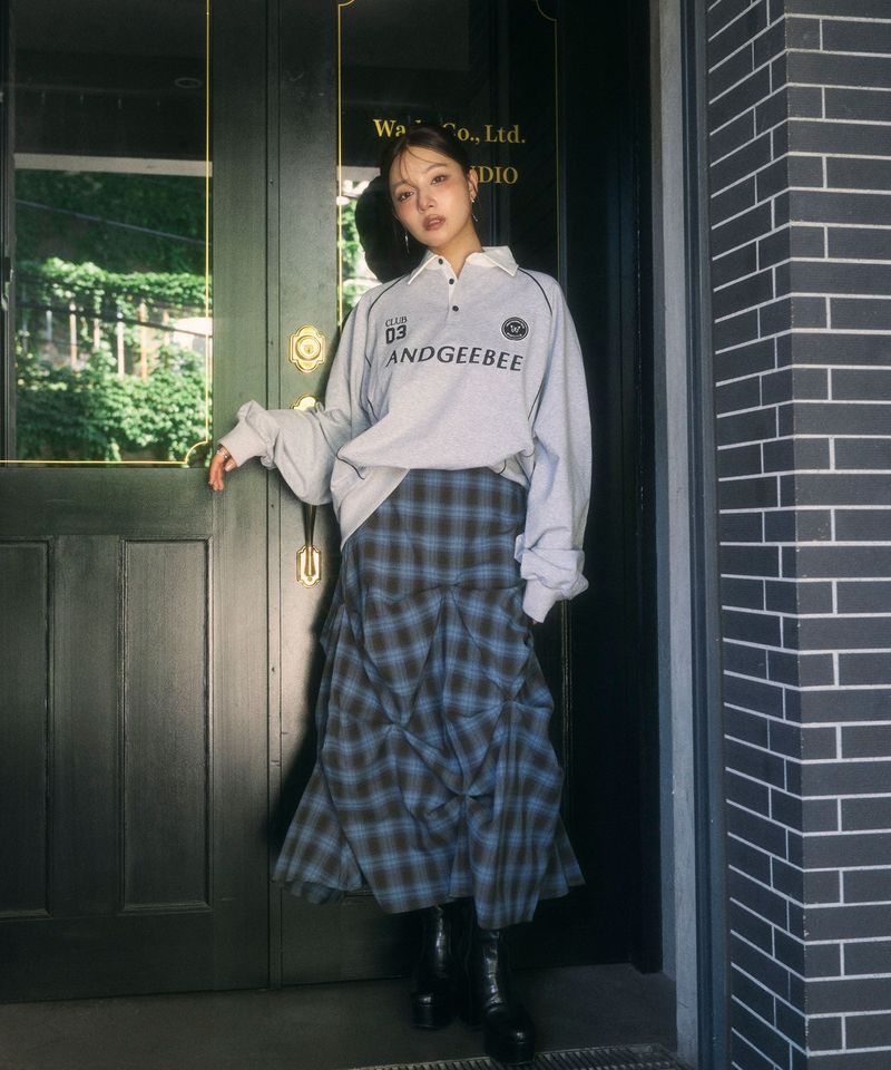 ANDGEEBEE(アンジービー)の「チェックランダムピックスカート(Skirts)」