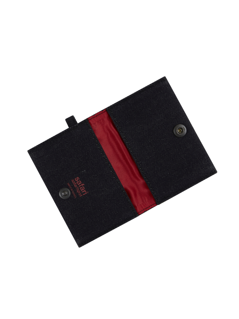 ULTIMATE LOGO DENIM CARD WALLET