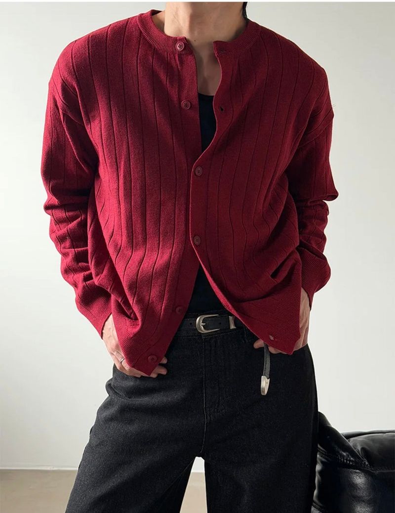 Golgi crop round cardigan(5color)