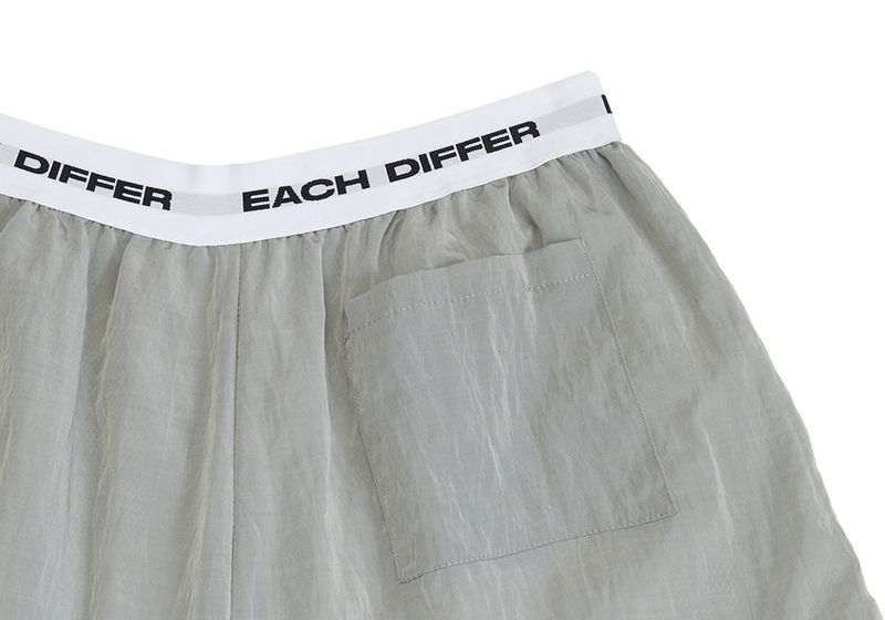 LOGO BAND SHORTS_GRAY
