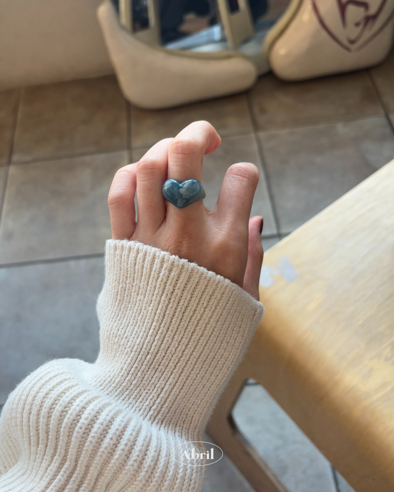 Volume Heart Ring (3 color)