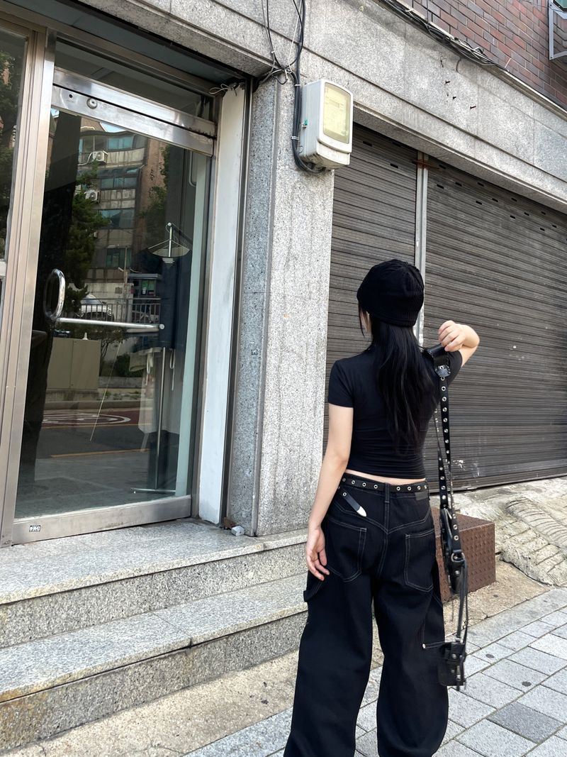 Bakugo Double Ni Carpenter Stitch Denim Pants